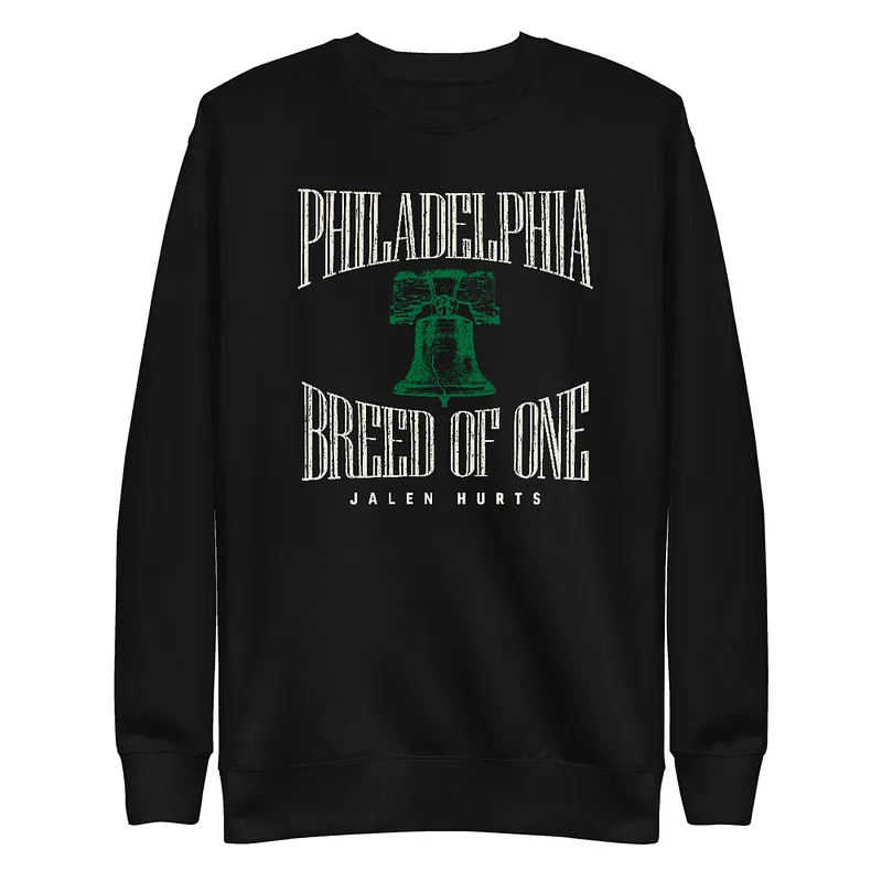 Jalen Hurts Liberty Bell Sweatshirt — Black