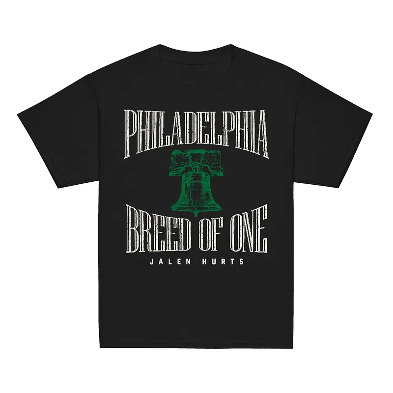 Jalen Hurts Liberty Bell Youth T-shirt — Black